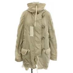 モンクレール MONCLER sacai コラボ SORA GIUBBOTTO ナイロンコート ロング フード ジャケット 0 グレージュ 1109S4630805 /☆G