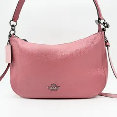COACH（コーチ）チェルシー クロスボディ ショルダーバッグ ポリッシュドペブルレザー ピンク 2WAY レディース 36819