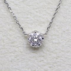 Pt950 BIJOUDE ダイヤモンド ネックレス 0.231ct ペンダント - メルカリ