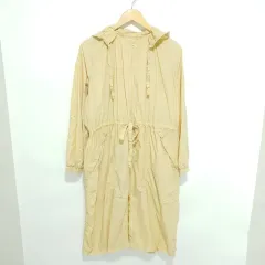 UNIQLO(ユニクロ) U レディース ナイロン フード ロング ウィンドブレーカー M_i5030