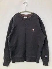 Champion チャンピオン スウェット M ブラック コットン 無地 ワンポイント ブランドロゴ 長袖