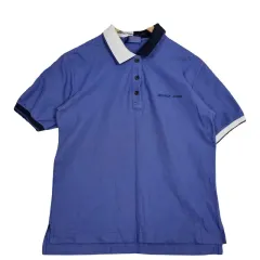 CHRISTIAN AUJARD ネイビー ポロTシャツ MAN M コットン 100 %