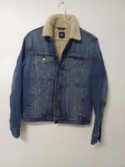 レディース GAP(ギャップ) デニム 羊毛ジャケット (新製品グレード 95 )