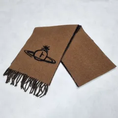 Vivienne Westwood(ヴィヴィアンウエストウッド) orb リバーシブル ツーサイド マフラー