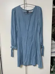 ザラ デニム ミニ ワンピース Mサイズ