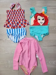 女の子水着 新品 140 FILA フィラ 水着 スイムバッグ 出品