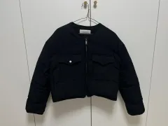 黒 ショート ダウン ブルゾン