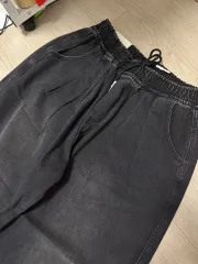 新品 ブラックデニム バルーン デニム