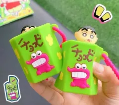 クレヨンしんちゃん チョコビ ぷにぷに プーさん プッシュ キーホルダー