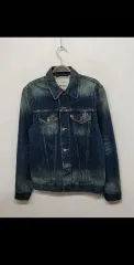(S) LEVI'S リーバイス デニムジャケット インディゴ ウォッシュ 赤タブ ヴィンテージ