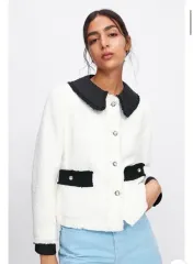 ZARA(ザラ) カラー ツイードジャケット s