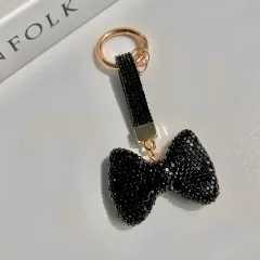 ブラック - バッグチャーム バッグ キーホルダー