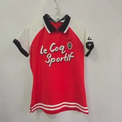 le coq sportif le coq sportif(ルコックスポルティフ) ゴルフウェア バイカラー ハーフジップ ポロ 半袖T