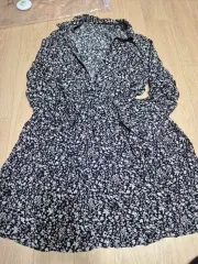 フラワー パターン ワンピース