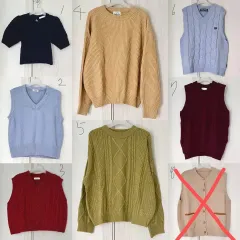 ニット ベスト 長袖 半袖 ニット コレクション