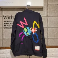 ナイキ ジョーダン 刺繍 コーチジャケット S