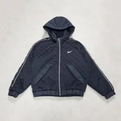 90s NIKE ビックスウッシュ メッシュ ブルゾン ジャケット - M ヴィンテージ オールド NIKE