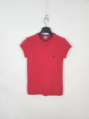 ( 38 ／ 85 ) BURBERRY(バーバリー ) レディース ブルーレーベル カシミヤ ブレンド ニット 半袖