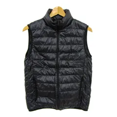 ユニクロ ダウンベスト ジャケット アウター ウルトラライトダウン メンズ Sサイズ ブラック UNIQLO 【中古】