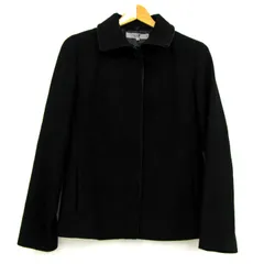 ニジュウサンク ジャケット ショートコート アウター ウール レディース 40サイズ ブラック 23区 【中古】