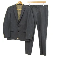 ダンヒル スーツ セットアップ 上下セット ジャケット パンツ ストライプ柄 メンズ ﾌﾘｰサイズ グレー Dunhill 【中古】