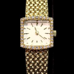 美品・稼働品】コルム CORUM シュガーキューブ ダイヤ スクエア 