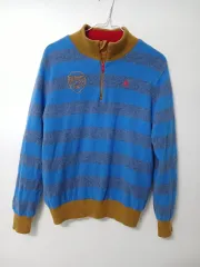 レディース ルコックスポルティフ ゴルフ 防風 ハーフジップアップニット (ストレッチ100)