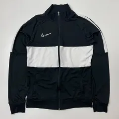 Nike(ナイキ） ドライフィット ジャージ トラックトップス 白×黒 S
