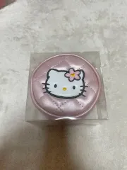 ハローキティ 円型 キルティング ポーチ