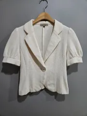 1+1 PROPORTION ) アイボリー 半袖 ジャケット M