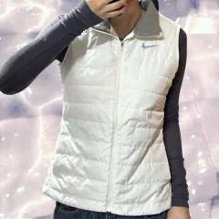 NIKE(ナイキ) ゴルフ ダウン ベスト ホワイト M