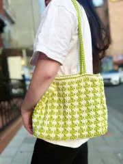 手編み ショルダーバッグ