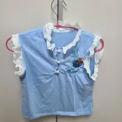 サブカルチャー チャイナドレス ノースリーブ ノースリーブカットソー プリンターの色 必須アイテム ヴィンテージ