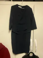 ネイビースーツドレス
