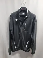 デサント ブラック トレーナー ジップアップ ジャケット