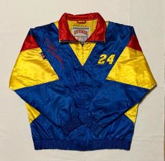 90s ナツメグ ナスカー チャンピオン ゴードン ナイロン キルトジャンパー