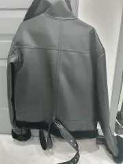 ブラック ムートンコート 出品