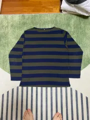 UNIQLO(ユニクロ) ボートネック ストライプ 長袖Tシャツ