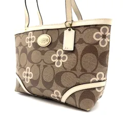 COACH y2k handbag PVC signature clover コーチ シグネチャー クローバー ハンドバッグ