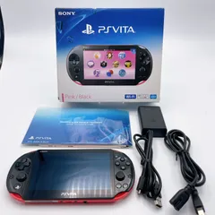 【美品】PS Vita PCH-2000 Wi-Fiモデル ピンク/ブラック 付属品完備