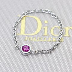 Dior ディオール ミミウィ リング&ブレスレット WGxピンクサファイア 