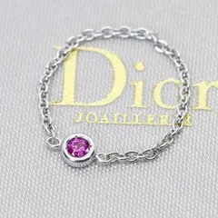 限定品 ディオール ミミウィ ピンクサファイア リング Dior/24-2824保