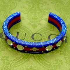 グッチ GUCCI ブレスレット バングル 緑 蝿 | Mercari