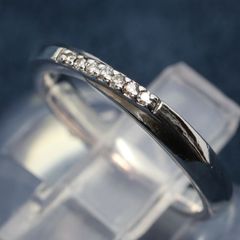 SCARABE スカラベ K10WG ダイヤモンド ウェーブ リング 6号 - メルカリ