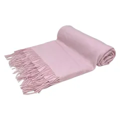 Luciano Soprani(ルチアーノソプラーニ) ストール(ショール)美品  - ライトパープル カシミヤ