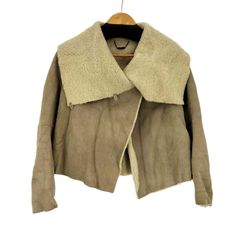 美品 Scye サイ ムートン襟 メルトン ジャケット ブルゾン ウール 黒 
