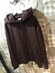 福岡出品 DRIES VAN NOTEN HAXEL 2611 M.K.HOODIE ドリスヴァンノッテン ルーズフィットパーカー M コットン ボルドー 855. 021153-2611 FKのサムネイル