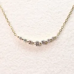 ヴァンドーム青山 K18 リュール ネックレス 0.17ct/24-1756