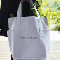 正規品！DEAN & DELUCA  ディーンアンドデルーカ  マーケットトートバッグ  Lサイズ