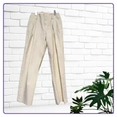 ウエスト スリムに 表示されています 綿 パンツ